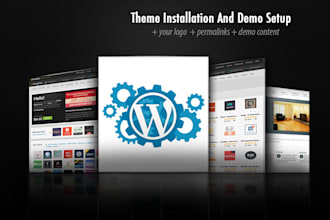 setup any wordpress theme plugin including customization