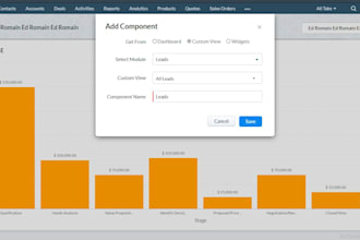 build zoho analytics dashboard and zoho analytics reports