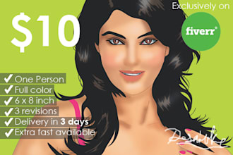 make realistic cartoon style