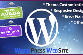 set up and customize your  modern wordpress website