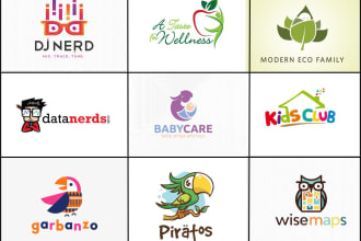design baby brand and baby product logo