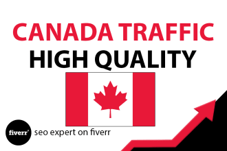 drive keyword target canada website traffic with low bounce