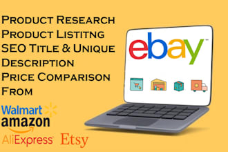 do ebay SEO optimization product research and top listing