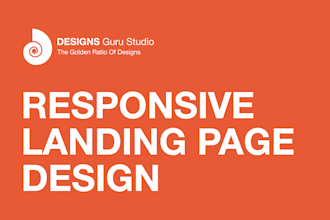 design responsive landing page