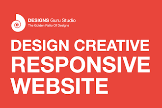 design modern creative responsive website