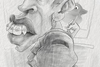 draw you an amazing pencil portrait