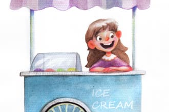 draw children illustrations for books