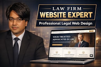 design redesign website for attorney, lawyer, and law firm