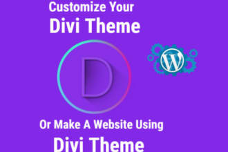 design a fully responsive wordpress website with divi theme