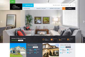create pro real estate idx website or landing page