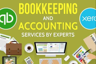 quickbooks setup, bookkeeping, reconciliation and financial reporting
