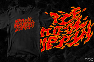 create tshirt design with logotype illustration