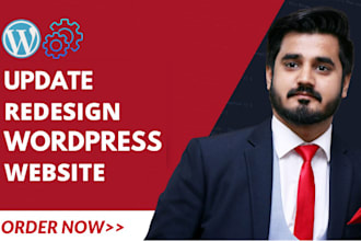 update, redesign your wordpress website