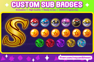 draw 24 hours custom sub badges, emotes, channel points for kick twitch