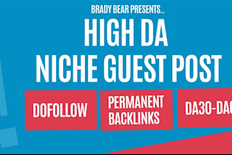 seo backlinks through  da guest posts high authority links