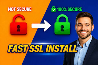 install SSL certificate and fix https not secure warning