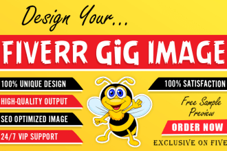 design fiverr gig thumbnail image cover
