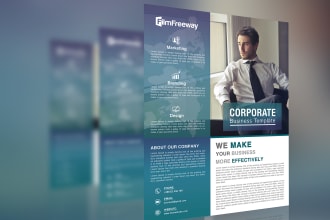 design a professional business flyer  and brochure