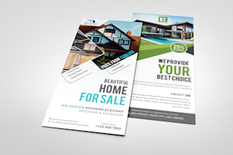design rack cards or dl flyers for your business in 4 hours