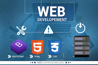 fix html, css, php, bootstrap errors