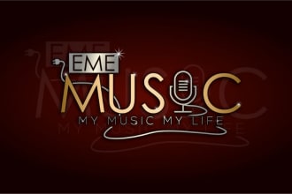 design 3 professional music logo