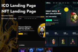 create crypto website, coin website and ico website
