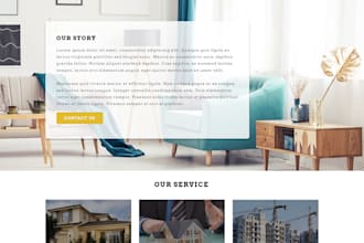 create innovative website design or website mockup