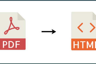 convert PDF file into HTML responsive embed code for websites