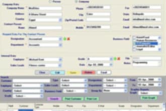 create a management software for your company either with php Dotnet or visual basic for your small business as per your like