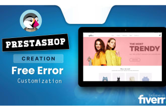 l create, install, customize, and fix errors on your prestashop store