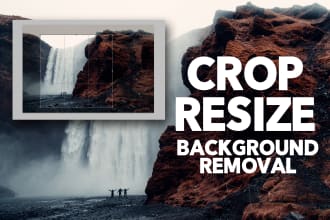 resize and crop your images with any customize size or resolution