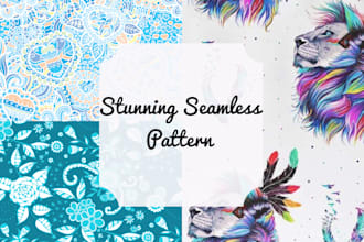 design stunning vector seamless pattern