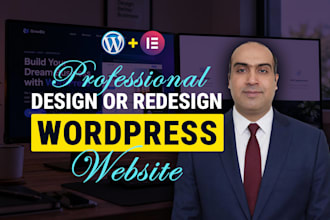 design or redesign a wordpress website and landing page