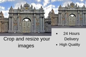 crop and resize images