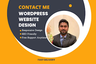 design wordpress website with responsive