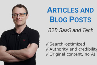 write a compelling blog post for your b2b technology company