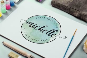 design elegant or unique water color logo for your business