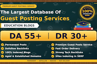 promote your education brand with high da backlinks service