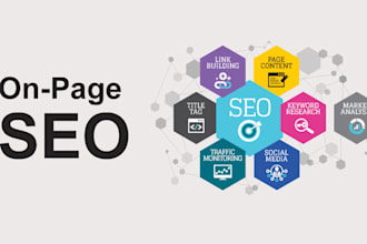 provide on page SEO optimization and website audit report
