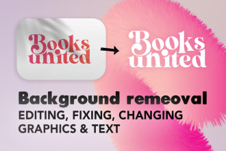 edit your logo, remove background, fix your design and more