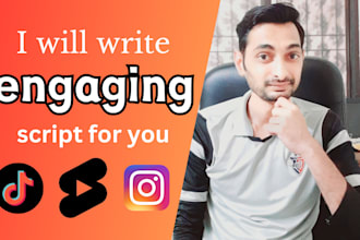 write tik tok and youtube shorts scripts
