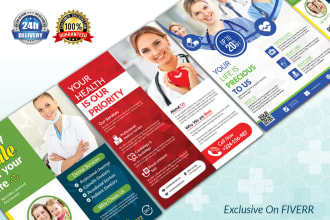 design professional business flyers or poster postcard, door hanger