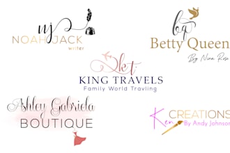 create your modern signature logo in 3hours