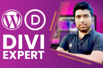 design wordpress website using elegant divi theme builder