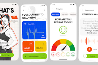 mobile app ui ux design and mobile app design in figma