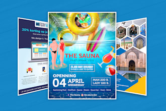 do business flyer, poster or advertising flyer