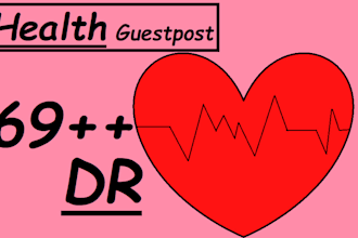 do health websites guest post on da 69 organic traffic