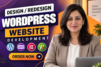 build wordpress website, custom wordpress website, business website development