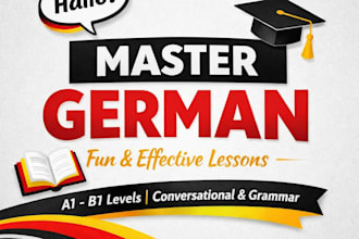 teach german language from beginner to advanced