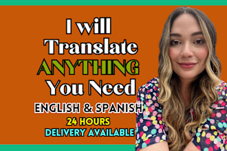 do spanish translation to english